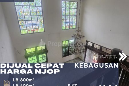 Dijual Cepat Rumah Murah BU Harga NJOP di Bawah Harga Pasaran di Kebagusan Jakarta Selatan