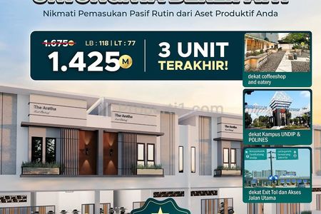 Dijual Kost Passive Income Area Undip Semarang Bebas Banjir