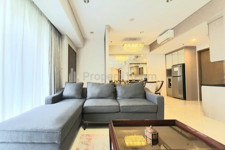 For Lease Luxury Apartment 1 Park Avenue Strategic Location In South Jakarta - 2+1 BR Fully Furnished