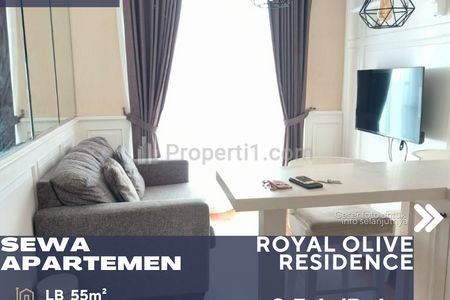 Disewakan Apartemen Royal Olive Residence 2BR Fully Furnish di Pejaten Jakarta Selatan