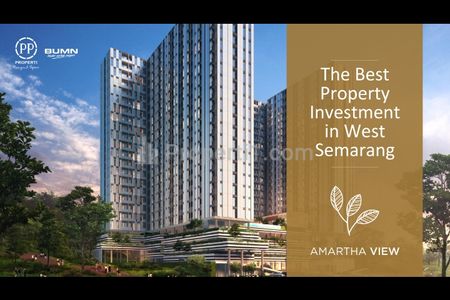 Dijual Apartemen di Amartha View Semarang dengan View Menawan Lingkungan Nyaman - 1BR Furnished