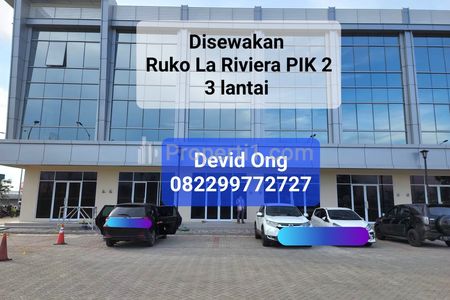 Disewakan Ruko La Riviera 3 Lantai di PIK 2, Tangerang