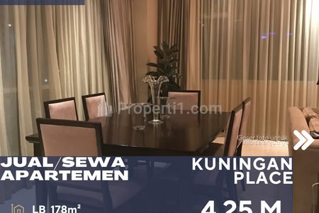 Jual/Sewa Penthouse Apartemen Kuningan Place 3+1BR Full Furnished di Kuningan Jakarta Selatan