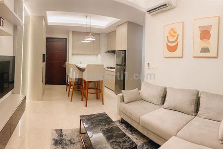 For Rent Full Modern Furnished Apartment at Permata Hijau Suites Great Location in South Jakarta – 3BR Ready To Move In!