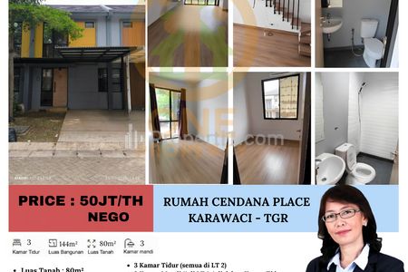 Disewakan Rumah di Cendana Place - Karawaci, Tangerang