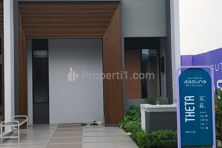 Dijual Rumah Baru Dekat Toll Kunciran di Sutera Rasuna By Alam Sutera, Tangerang