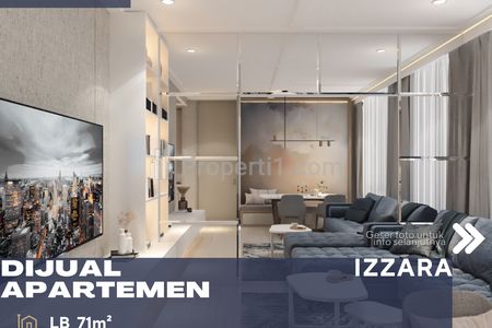 Dijual Apartemen Izzara 1BR Fully Furnish di Jl. TB Simatupang Cilandak Jakarta Selatan