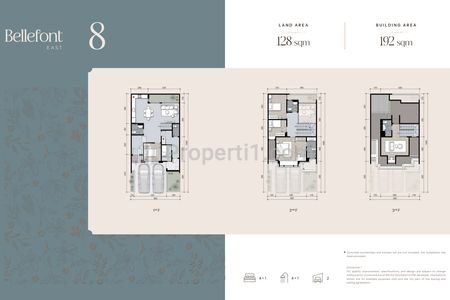 Dijual Rumah Mewah Bellefont Summarecon Serpong, Tangerang
