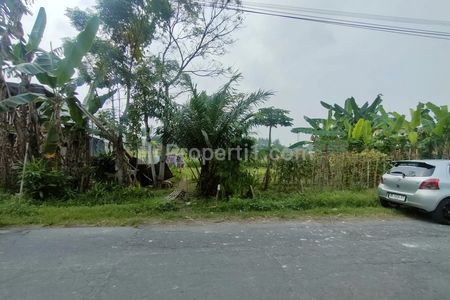 Dijual Tanah Murah Potensial Strategis Pinggir Jalan Seputar PKU Ambarketawang Jl. Wates Km 5 Yogyakarta