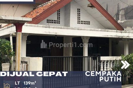 Dijual Cepat Rumah Siap Huni di Cempaka Putih Jakarta Pusat