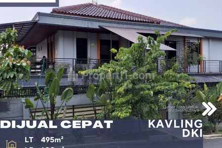 Jual Rumah Dalam Komplek Kavling DKI Lokasi Aman Nyaman dan Strategis di Duren Sawit Jakarta Timur