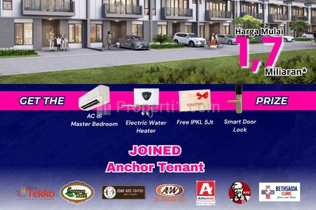 Jual Rumah 2 Lantai Modern dengan Fasilitas Mewah di Paramount Petals Tangerang dengan Akses Tol Lansgung