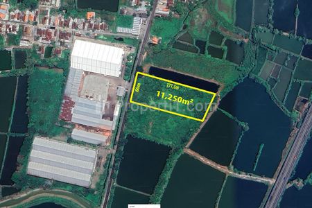 Jual Cepat Tanah Komersial 11,250m² Strategis SHM di Raya Iker Geger, Cerme, Kabupaten Gresik.