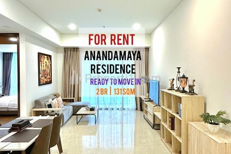 Sewa Apartemen Anandamaya Residences Sudirman 2+1 BR 131sqm, Furnished Bagus, Direct Owner