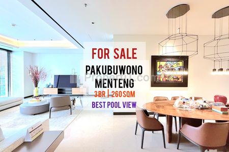 Jual Cepat Apartemen Pakubuwono Menteng, 3BR 260sqm, Bagus Siap Huni, Direct Owner - Yani Lim 08174969303
