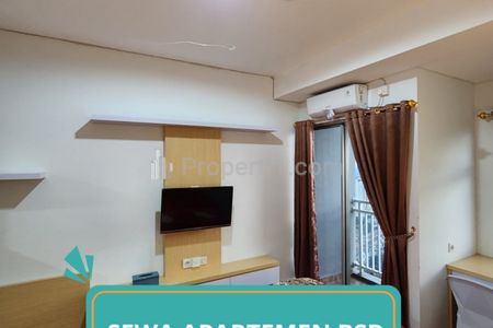 Sewa Apartemen Harian TreePark BSD Serpong - Studio Furnished