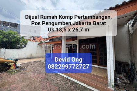 Dijual Rumah Komplek Pertambangan Jalan Pos Pengumben Jakarta Barat