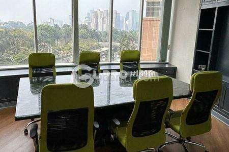 Sewa Office Space  di Menara Sudirman Office Building Semi Furnished Lokasi Strategis di Sudirman Senayan Jakarta Selatan