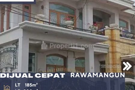 Dijual Rumah Mewah 2 Lantai Siap Huni di Rawamangun Jakarta Timur