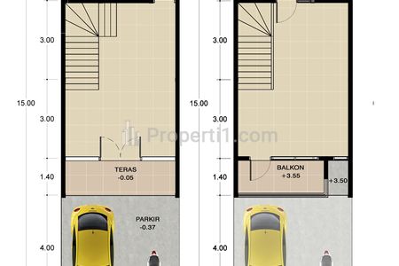 Dijual Ruko Prima 2 Lantai Free PPN di Aryana Karawaci Tangerang