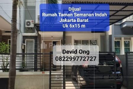 Dijual Rumah Taman Semanan Indah Ukuran 6x15 m Jakarta Barat