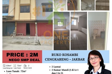Dijual Ruko Kosambi, Cengkareng - Jakarta Barat