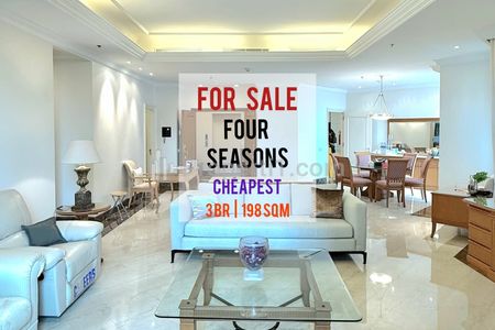 Jual Termurah Apartemen Four Seasons Residences, 3BR 198sqm, Unblocking View, BEST PRICE
