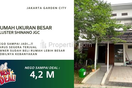 Rumah Dijual Cepat Shinano JGC Nego Sampai Jadi