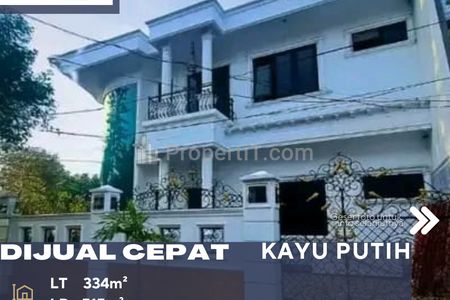 Dijual Rumah Mewah Design Klasik Area Elit di Kayu Putih Jakarta Timur