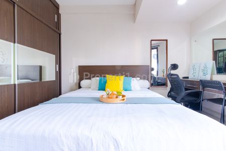 Sewa Apartemen Harian, Bulanan, Tahunan Tipe Studio - Apartemen Tamansari Sudirman Full Furnish - Area WTC, Sudirman, Semanggi, Benhil