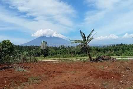 View Gunung Salak dari Lokasi Kavling