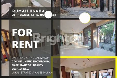 Disewakan Rumah Usaha Strategis di Ngagel Surabaya