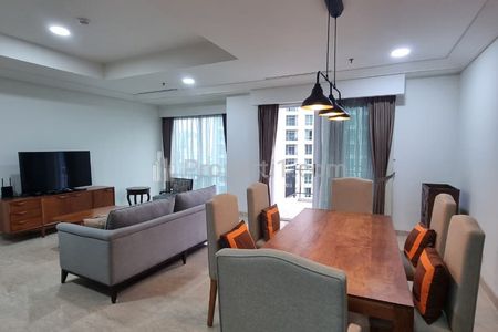 Sewa Apartemen Pakubuwono Residence Jakarta Selatan, 2 Bedrooms + 1 Furnished Size 203sqm