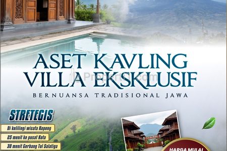 Jual Aset Kavling Villa Eksklusif Nuansa Jawa di Getasan Semarang