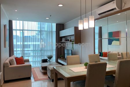 Sewa Apartemen Sahid Sudirman Residence Jakarta Pusat Tipe 2+1 Bedroom Full Furnished