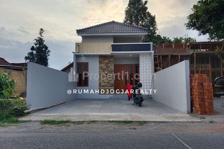 Jual Rumah Baru Minimalis Pinggir Jalan Seputar Sonosewu Yogyakarta Dekat UPY PGRI