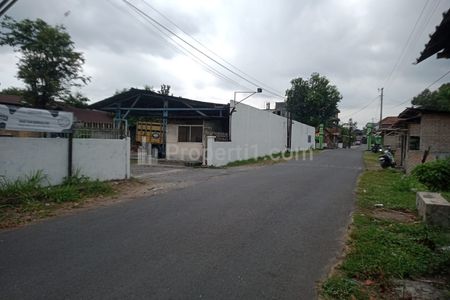 Jual Tanah Murah Prospektif Strategis Bonus Bangunan Pinggir Jalan Seputar Sidokarto Jl. Godean Km 7,5 Yogyakarta
