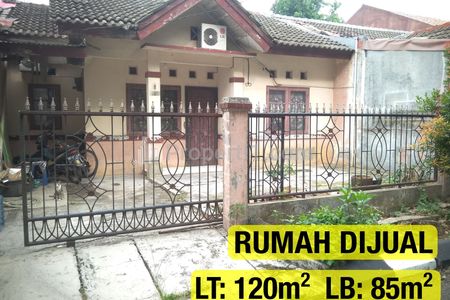 Dijual Rumah dalam Cluster Bumi Anggrek Hadap Taman Jalan Lebar LT 120m² LB 85m² di Bekasi