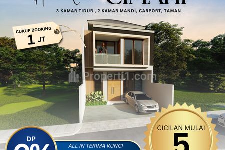 Jual Rumah Cluster 2 Lantai di Cimahi, Rumah 3 Kamar Dekat Pemkot & Alun-alun Cimahi
