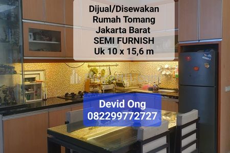 Dijual Rumah Tomang Ukuran 10x15,6 m Jakarta Barat