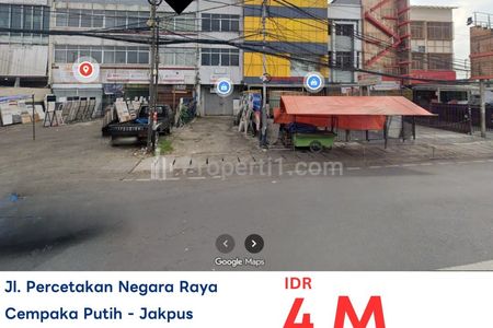 Dijual Lelang Ruko Percetakan Negara Raya, Jakarta Pusat