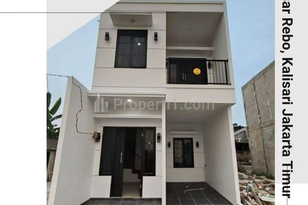 Jual Rumah Inden 2 Lantai Desain Modern di Kalisari, Jakarta Timur