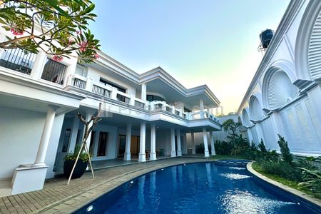 Jual Rumah Mewah Baru 6 BR Ada Kolam Renang Luas 1050 m2 Bangunan 1500 m2 di Pondok Indah, Kebayoran Lama, Jakarta Selatan