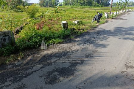 Dijual Tanah Sawah Produktif dan Strategis Pinggir Jalan, di Sukasari Tasikmalaya