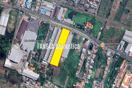 Disewakan Tanah di Pakal Babat Jerawat Surabaya, Sudah Urug Rata, Lebar 43 Meter