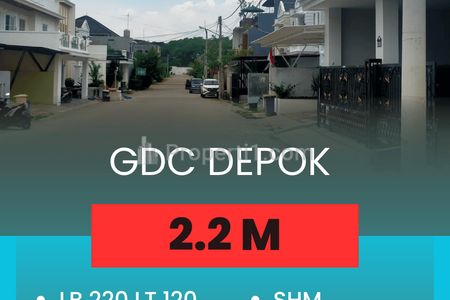 Jual Rumah Depok Grand Depok City (GDC) 2 Lantai Cakep Siap Huni, Dekat ke Margocity