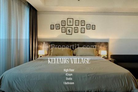 Disewakan Apartemen Kemang Village Siap Huni Type Studio Fully Furnished di Jakarta Selatan