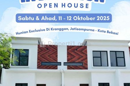 Jual Rumah 2 Lantai Siap Huni di Kranggan, Jatisampurna, Bekasi