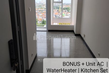 MURAH Jual Apartemen Westown View Tipe Studio - Baru Gress Bonus Kitchen Set, AC, Water Heater - Tower La Chifa Lantai 32 Dekat Royal Residence Sby