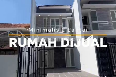 Jual Rumah Minimalis 2 Lantai Siap Huni di Perum Nirwana Eksekutif Rungkut Surabaya Timur
